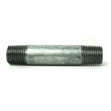 Thrifco Plumbing 1/4 Inch x 3-1/2 Inch Galvanized Steel Nipple 5219076